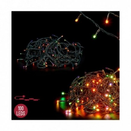 LUCES 100 LED 7 COLORES  PENDIENTE