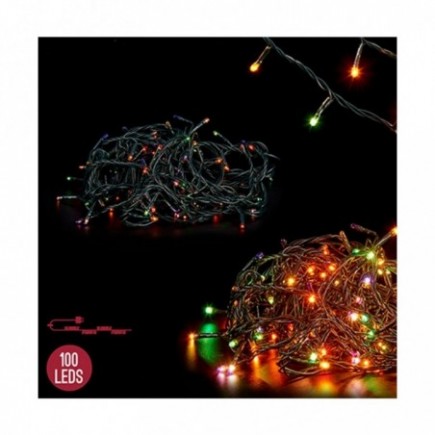 LUCES 100 LED 7 COLORES  PENDIENTE