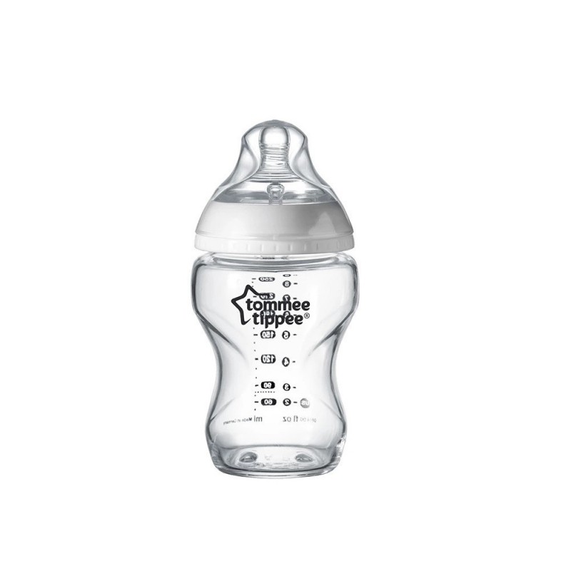 BIBERÓN VIDRIO 250ML.