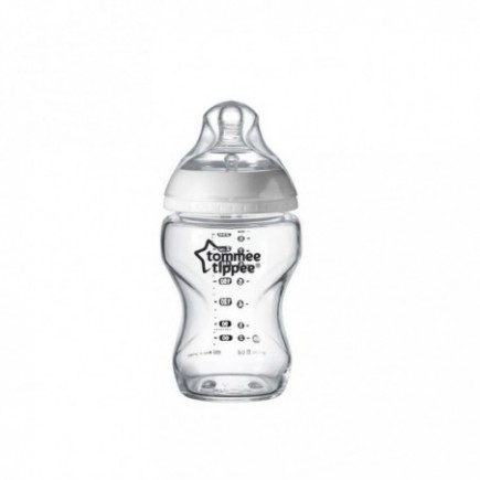 BIBERÓN VIDRIO 250ML.