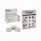 JUEGO 20 VELITAS BLANCAS TEALIGHTS