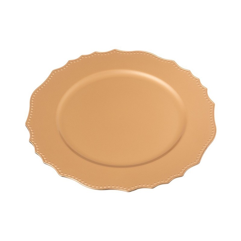 BAJO PLATO FORMAS ORO 33X33