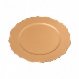 BAJO PLATO FORMAS ORO 33X33
