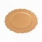 BAJO PLATO FORMAS ORO 33X33