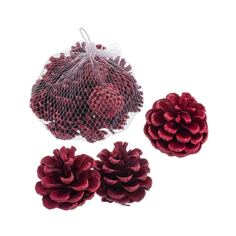 BOLSA PIÑAS ROJAS