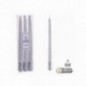 SET 3 VELAS PLATA NAVIDAD