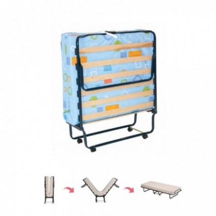 CAMA PLEGABLE + COLCHONETA 90X190