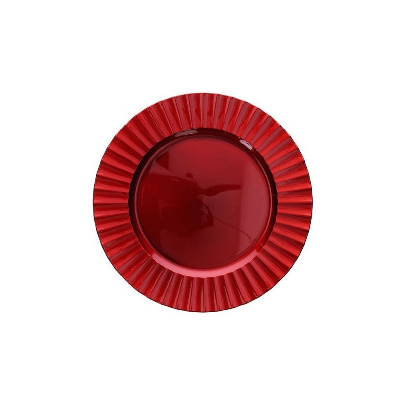 BAJO PLATO ROJO 33CM. BAJO PLATO ROJO 33CM.