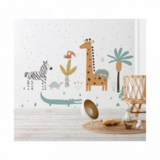 MURAL TEXTIL REMOVIBLE KENIA