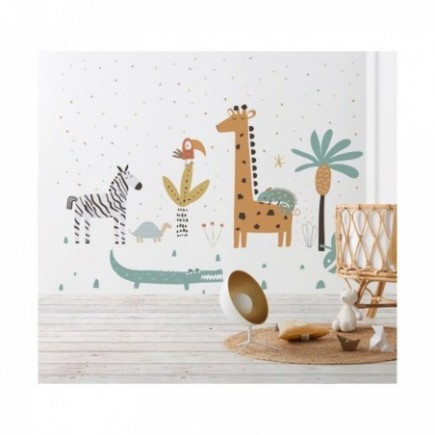 MURAL TEXTIL REMOVIBLE KENIA