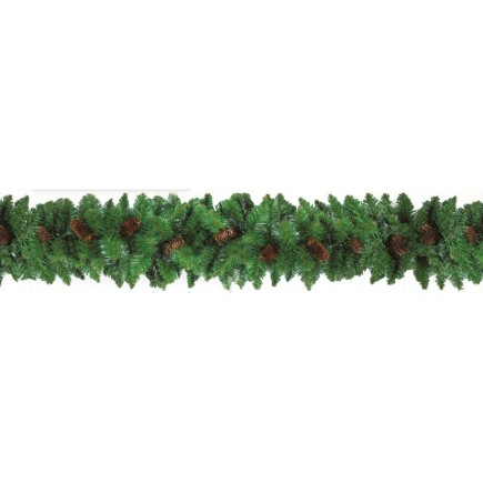 Guirnalda navideña con piñas 7612D27CM