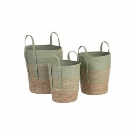CESTO NATURAL VERDE MENTA