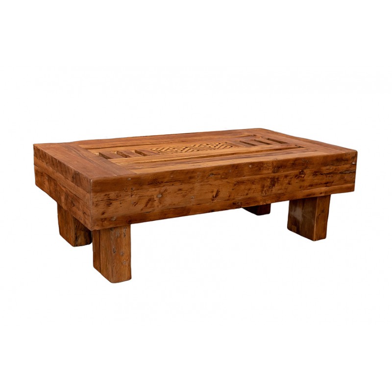 MESA CENTRO MAJAPAHIT MADERA TECA