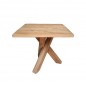 MESA COMEDOR PATA CRUZADA MADERA TECA