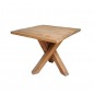 MESA COMEDOR PATA CRUZADA MADERA TECA