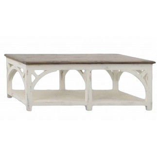 MESA DE CENTRO ARCH BLANCO TIERRA