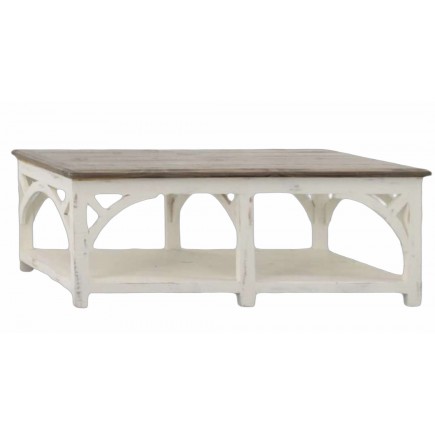 MESA DE CENTRO ARCH BLANCO TIERRA