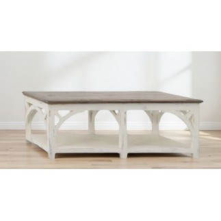 MESA DE CENTRO ARCH BLANCO TIERRA