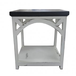 MESA AUXILIAR ARCH BLANCO TIERRA