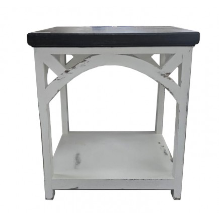 MESA AUXILIAR ARCH BLANCO TIERRA