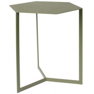 MESA AUXILIAR EXAGONAL DE HIERRO