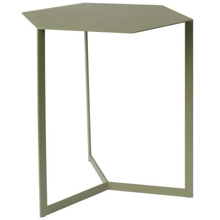MESA AUXILIAR EXAGONAL DE HIERRO
