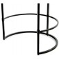 MESA AUXILIAR CIRCULAR HIERRO/MARMOL