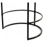 MESA AUXILIAR CIRCULAR HIERRO/MARMOL