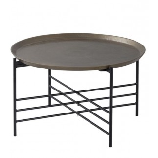 MESA CAFÉ HIERRO/ALUMINIO 50569