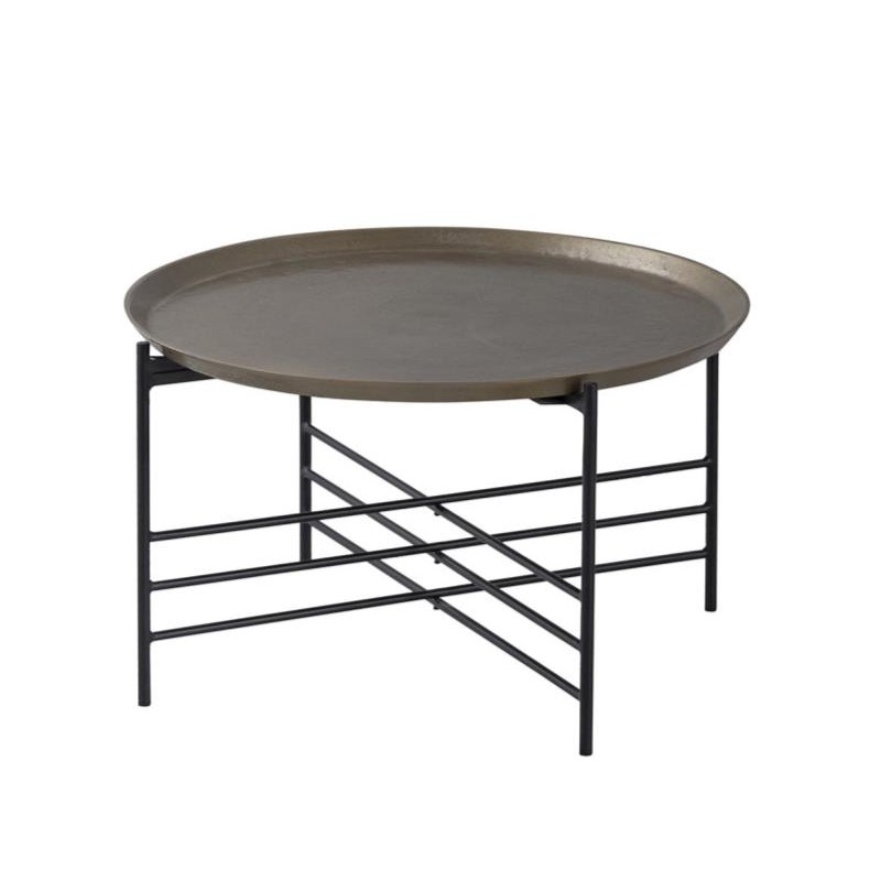 MESA CAFÉ HIERRO/ALUMINIO 50569