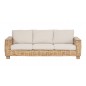 SOFÁ 144/3 3PZ RATÁN BEIGE