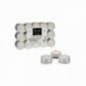 SET 30 VELITAS BLANCAS TEALIGHTS