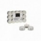 SET 30 VELITAS BLANCAS TEALIGHTS