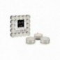 SET 50 VELITAS BLANCAS TEALIGHTS